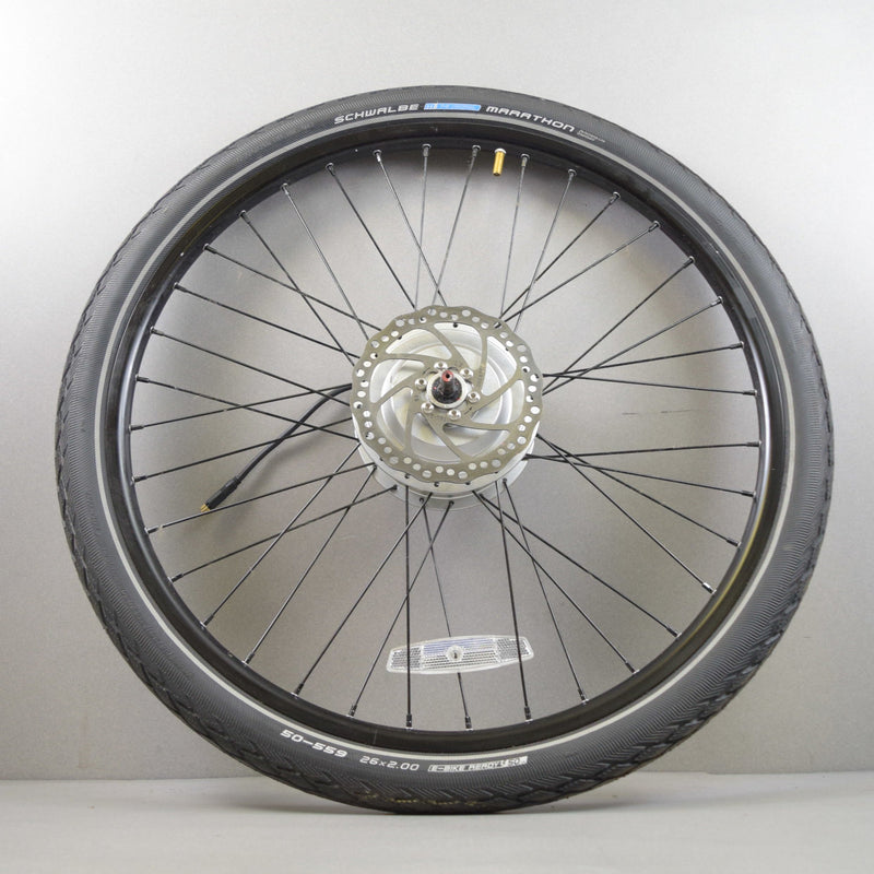 Warped Rim - 26" BAFANG DC36V - Electric Bike Wheel with Tire (LIMITED STOCK)