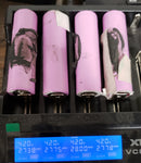(NEW SHIPMENT) Excellent Condition Samsung 26J 18650 3.6v 2.6Ah cells in green modem packs (4 cells per pack)