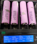 (NEW SHIPMENT) Excellent Condition Samsung 26J 18650 3.6v 2.6Ah cells in green modem packs (4 cells per pack)
