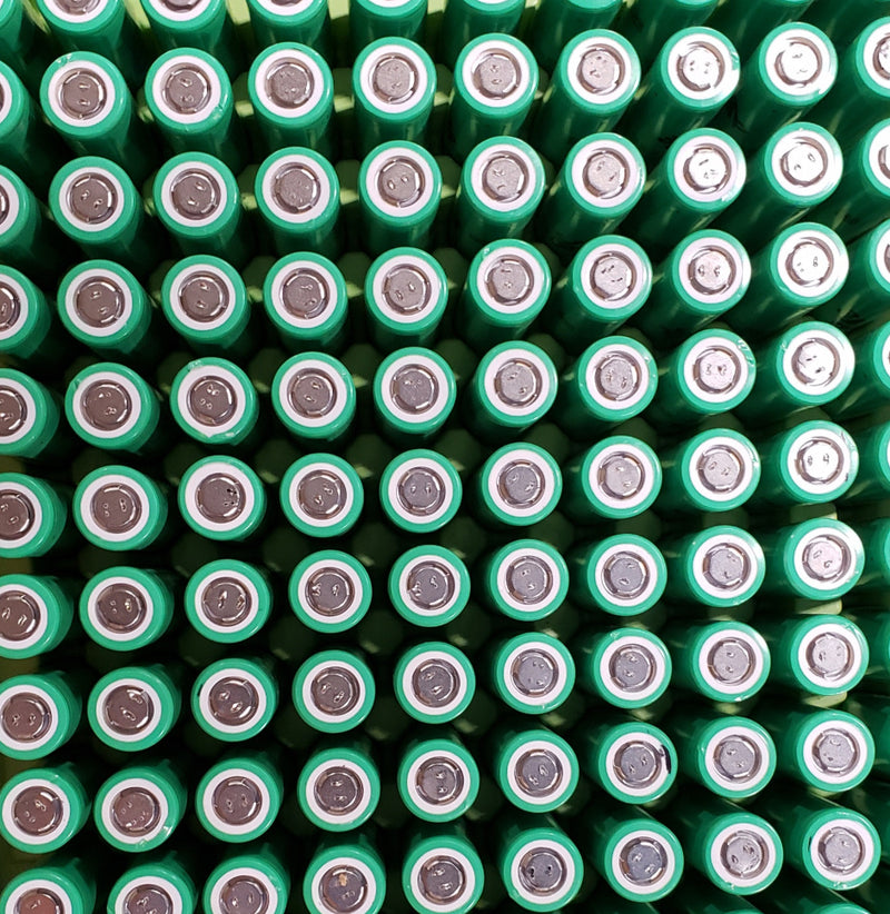 Lot of used Samsung 50G 21700 4.9Ah 3.63v cells.