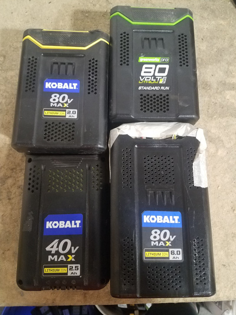 100 Sony VTC3 18650 cells 3.7V - 1.2Ah   in Tool Battery packs for Cell Recovery