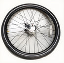 Pair of warped  26" Rear Sturmey-Archer - Bike Wheel Hub with Tire