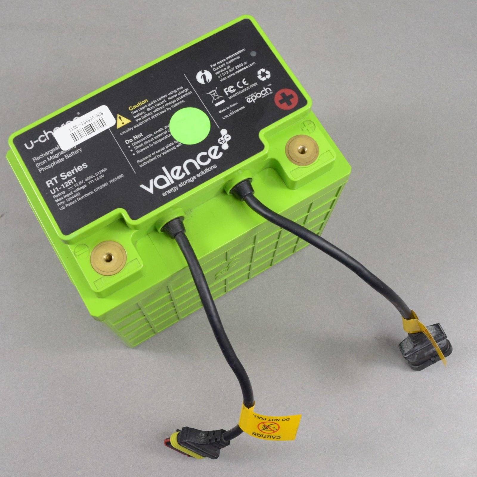 Valence Lithium Battery U1-12RT | 12V 40AH (various tested capacities ...