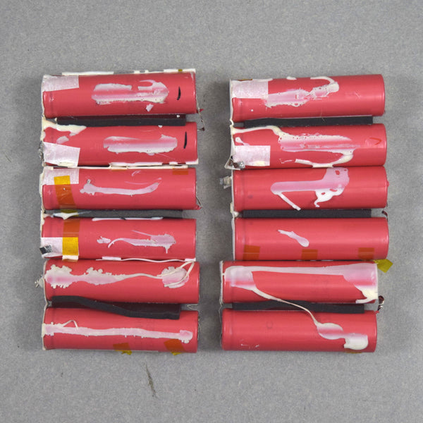200 count of mixed 18650 cells in  assorted modem battery packs ($0.20 each!)