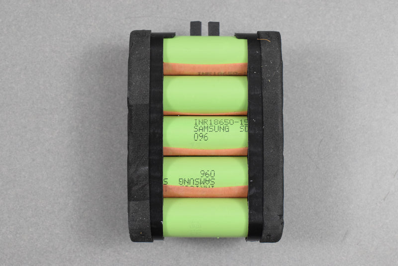 Lot of 200 Samsung INR18650-15Q - 1.5Ah - 18650 cells in tool battery packs