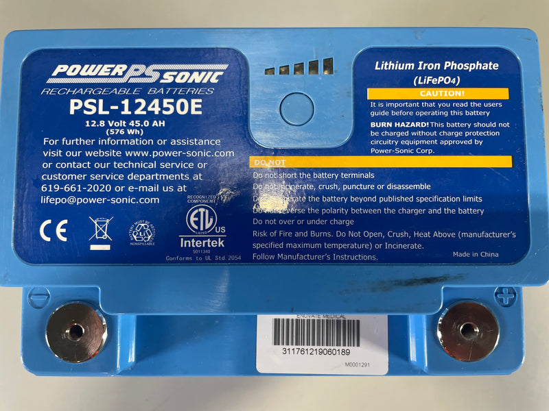 Power Sonic Lithium Battery PSL 12450 | 12.8v 45 AH